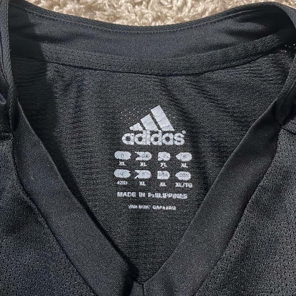 EUC Men’s Black ADIDAS ClimaCool PERFORMANCE TEE T-SHIRT SIZE X-LARGE - Picture 3 of 7